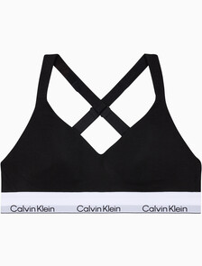 Buy 여성 아이콘 코튼 모달 리프트 브라렛 in color BLACK