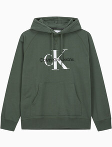 Buy 남성 롱슬리브 릴렉스핏 모노그램로고 후디 in color KHAKI