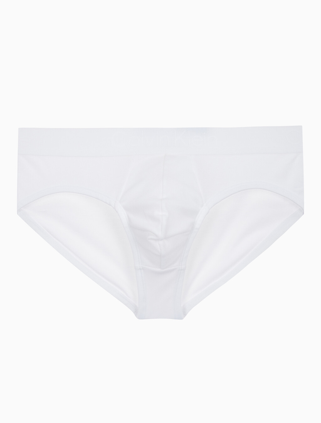 Buy 남성 CK 블랙 코튼 싱글 힙브리프 in color WHITE