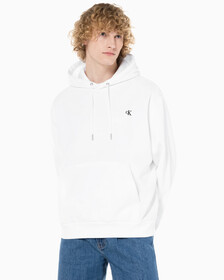 Buy 남성 롱슬리브 아카이브 플리스 후디 in color BRILLIANT WHITE
