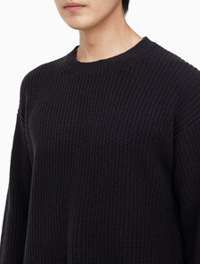 Buy 남성 롱슬리브 크루넥 스웨터 in color BLACK BEAUTY