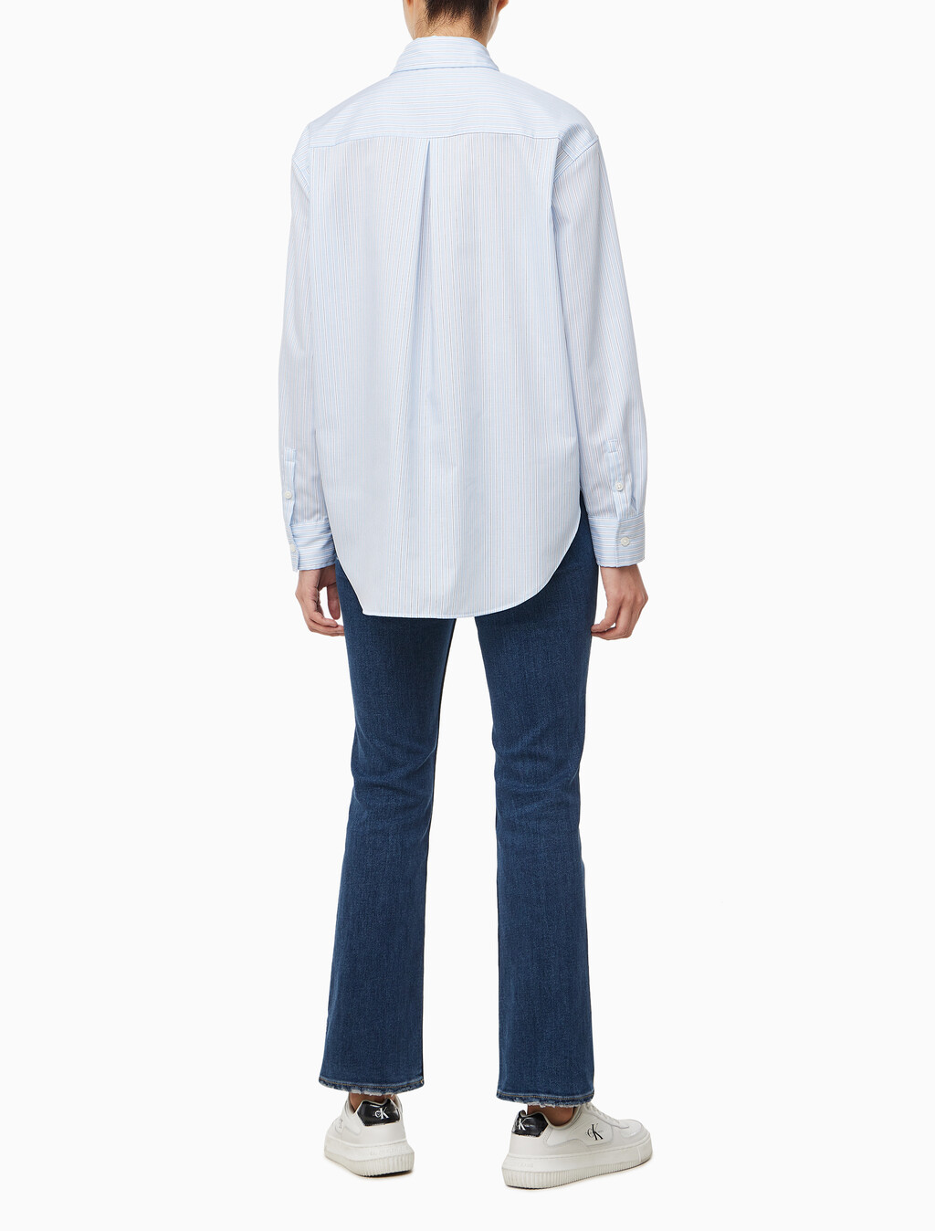 Buy 여성 릴렉스핏 셔츠 in color CHAMBRAY BLUE/ WHITE/ NIGHT SKY STRIPE