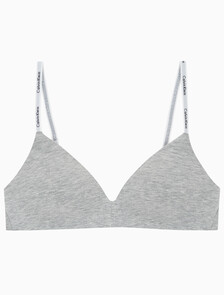Buy 여성 아이콘 코튼 모달 AF 라이틀리 라인드 브라렛 in color GREY HEATHER