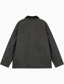 Buy 남성 쉐르파 숏 코트 자켓 in color BLACK