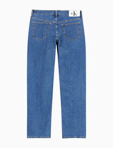 Buy 남성 90's 스트레이트핏 미드블루 에코 쿨 데님 in color MID BLUE BACK EMBRO