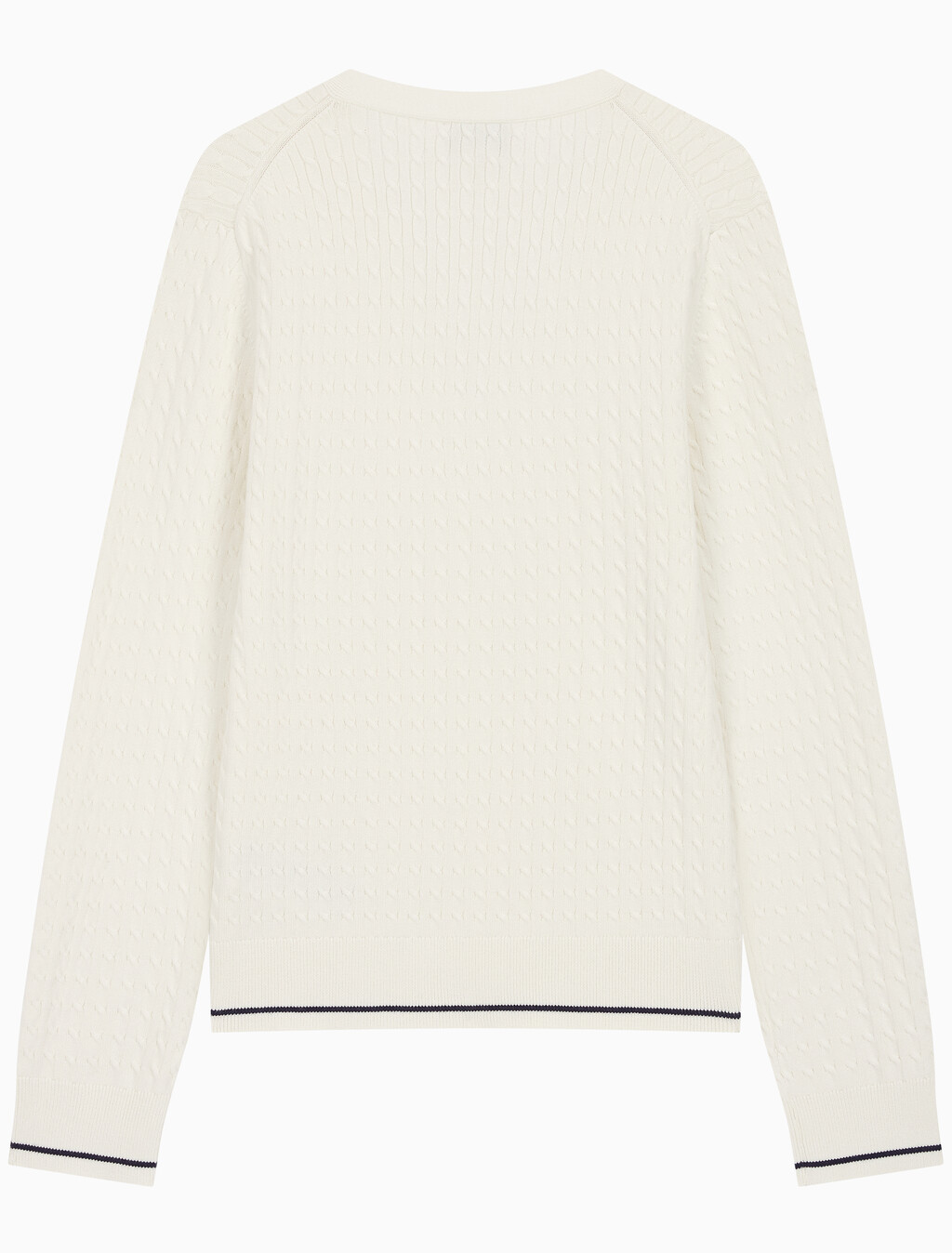 Buy 여성 우븐라벨 케이블 가디건 in color TOFU