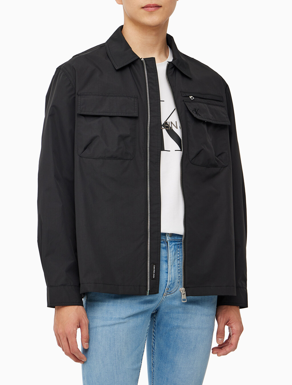 Buy 남성 테크 셔츠 자켓 in color CK BLACK