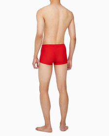 Buy 남성 CK 블랙 마이크로 싱글 로우라이즈 트렁크 in color ROUGE