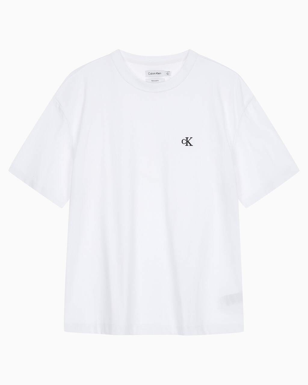 Buy 남성 릴렉스핏 아카이브 로고 크루넥 반팔 티셔츠 in color BRILLIANT WHITE