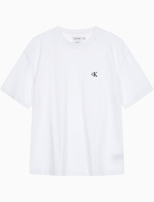 Buy 남성 릴렉스핏 아카이브 로고 반팔 티셔츠 in color BRILLIANT WHITE
