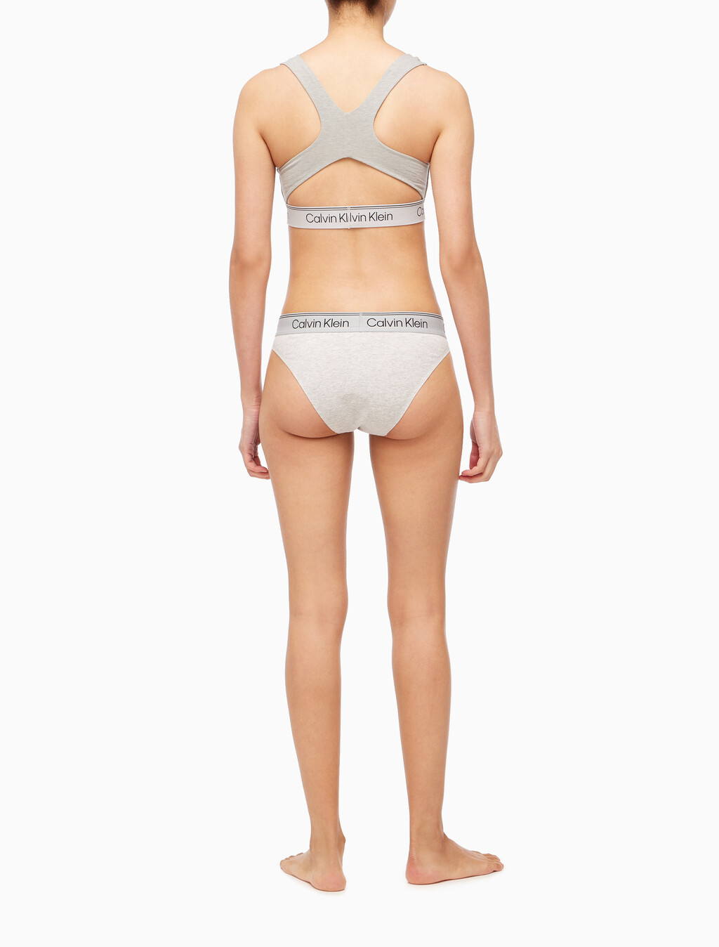 Buy 여성 에슬레틱 코튼 탕가 in color ATHLETIC GREY HEATHER