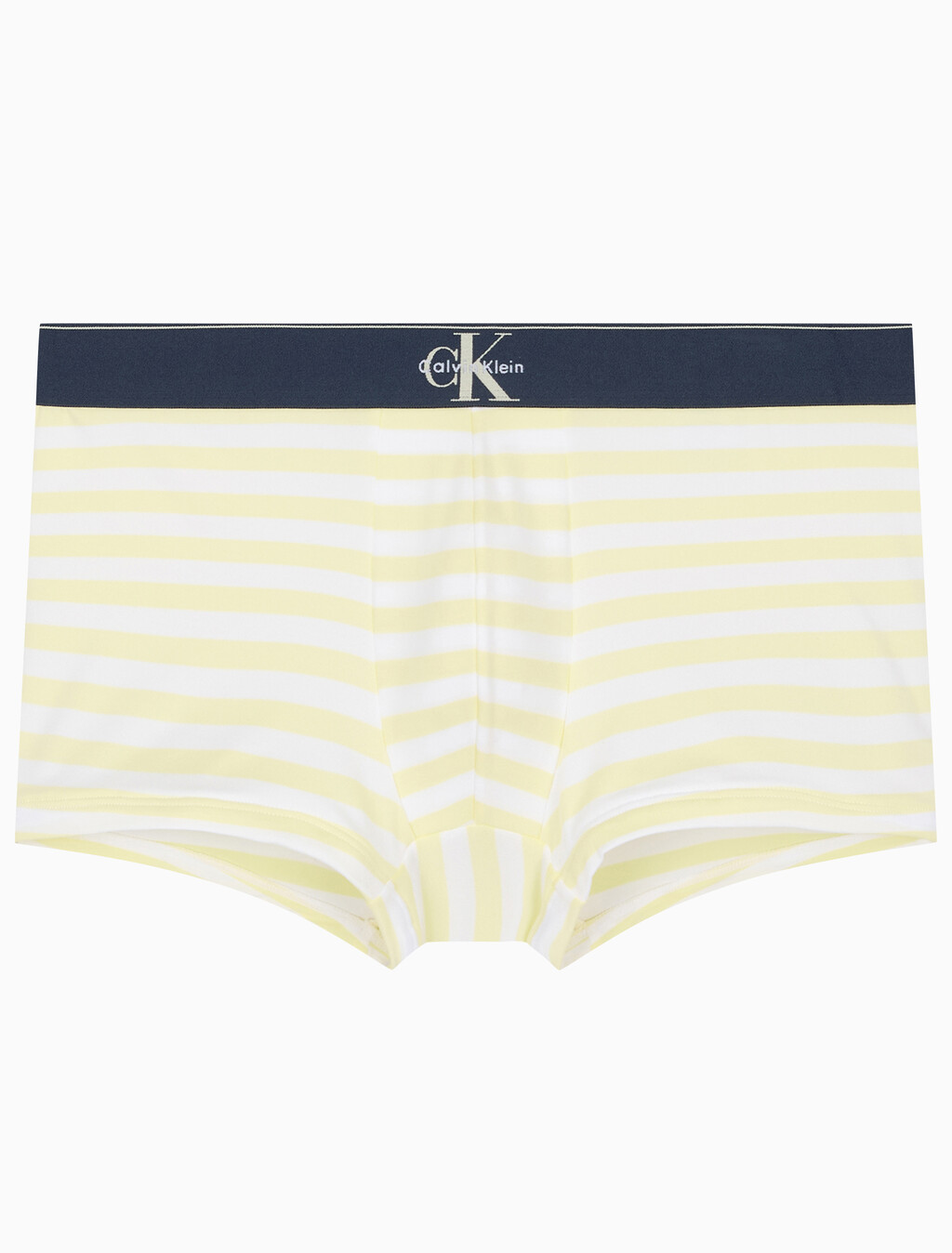 Buy 남성 CK 그래픽 마이크로 로우 라이즈 트렁크 in color Yellow+White