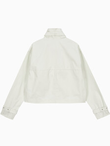 Buy 여성 코튼 유틸리티 숏 자켓 in color WHITE