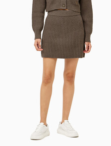 Buy 여성 셔닐 미니 스커트 in color BROWN