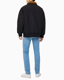 Buy 남성 리버서블 쉐르파 봄버 in color CK BLACK
