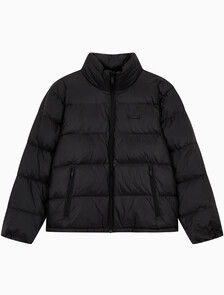 Buy 유니섹스 숏 푸퍼 다운 in color BLACK