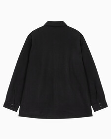 Buy 남성 롱슬리브 울 셔츠 자켓 in color BLACK BEAUTY