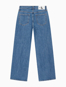 Buy 남성 90's 루즈핏 미드블루 데님 in color MID BLUE BACK EMBRO