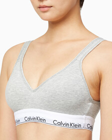 Buy 여성 모던 코튼 리프트 브라렛 in color GALAXY GREY