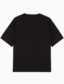Buy 남성 릴렉스핏 모노그램 로고 반팔 티셔츠 in color BLACK