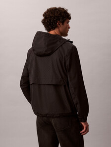 Buy 남성 AOP 나일론 윈드브레이커 자켓 in color BLACK