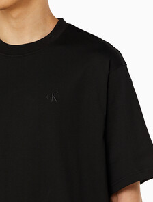 Buy 남성 릴렉스핏 그래픽 기능성 반팔 티셔츠 in color CK BLACK
