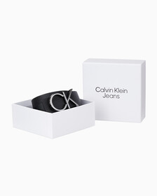 Buy 남성 프리미엄 이탈리안 소가죽 양면 벨트 in color BLACK