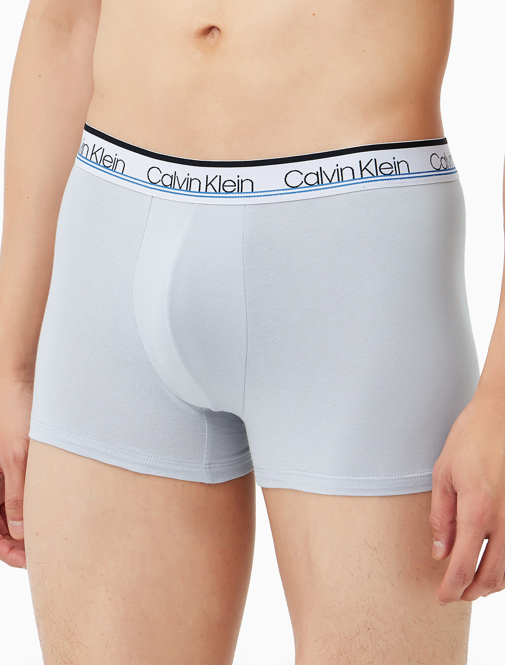 Buy 남성 WB 코튼 스트레치 버라이어티 팩 트렁크 3PK in color Black / Blue / Grey