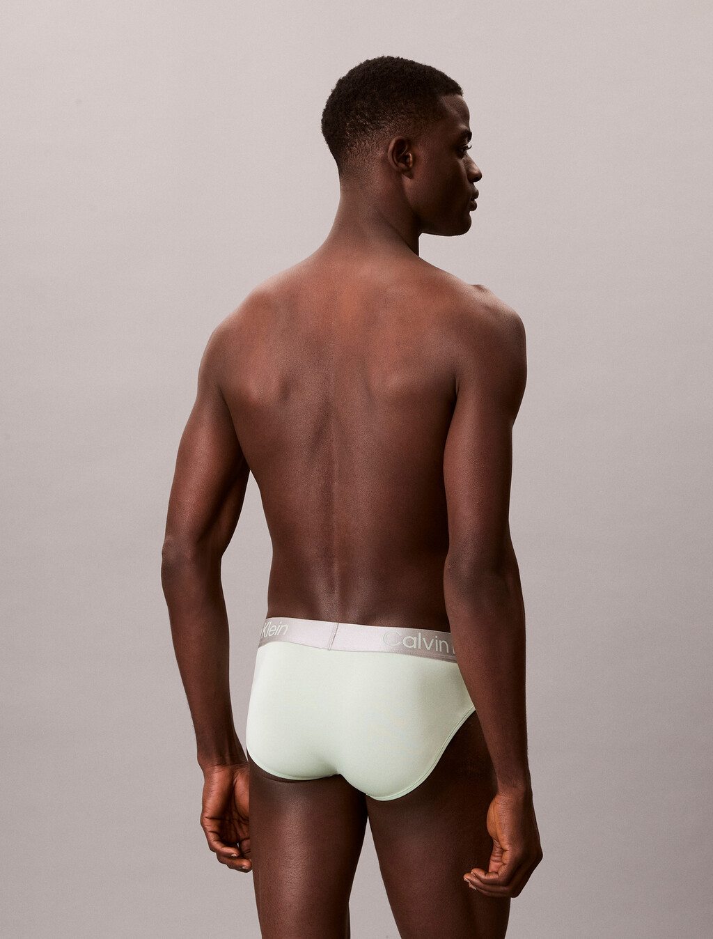 Buy 남성 브러시드 마이크로 져지 멀티 힙 브리프 3PK in color Grey / Mint / Blue