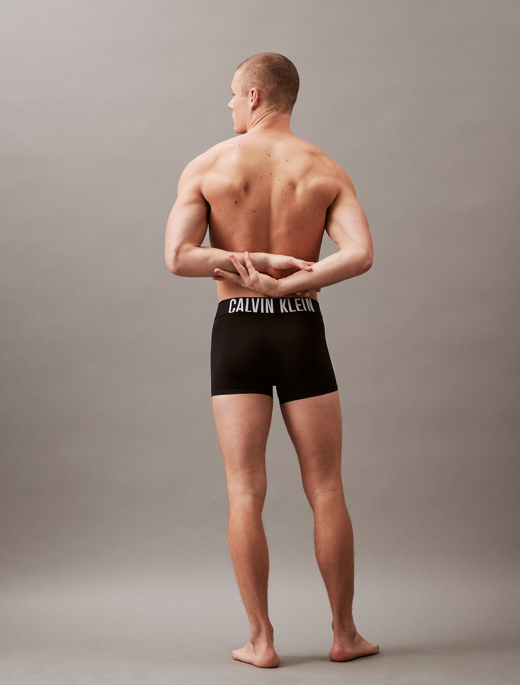 Buy 남성 인텐스 파워 마이크로파이버 스트레치 로우 라이즈 트렁크 3PK in color BLACK