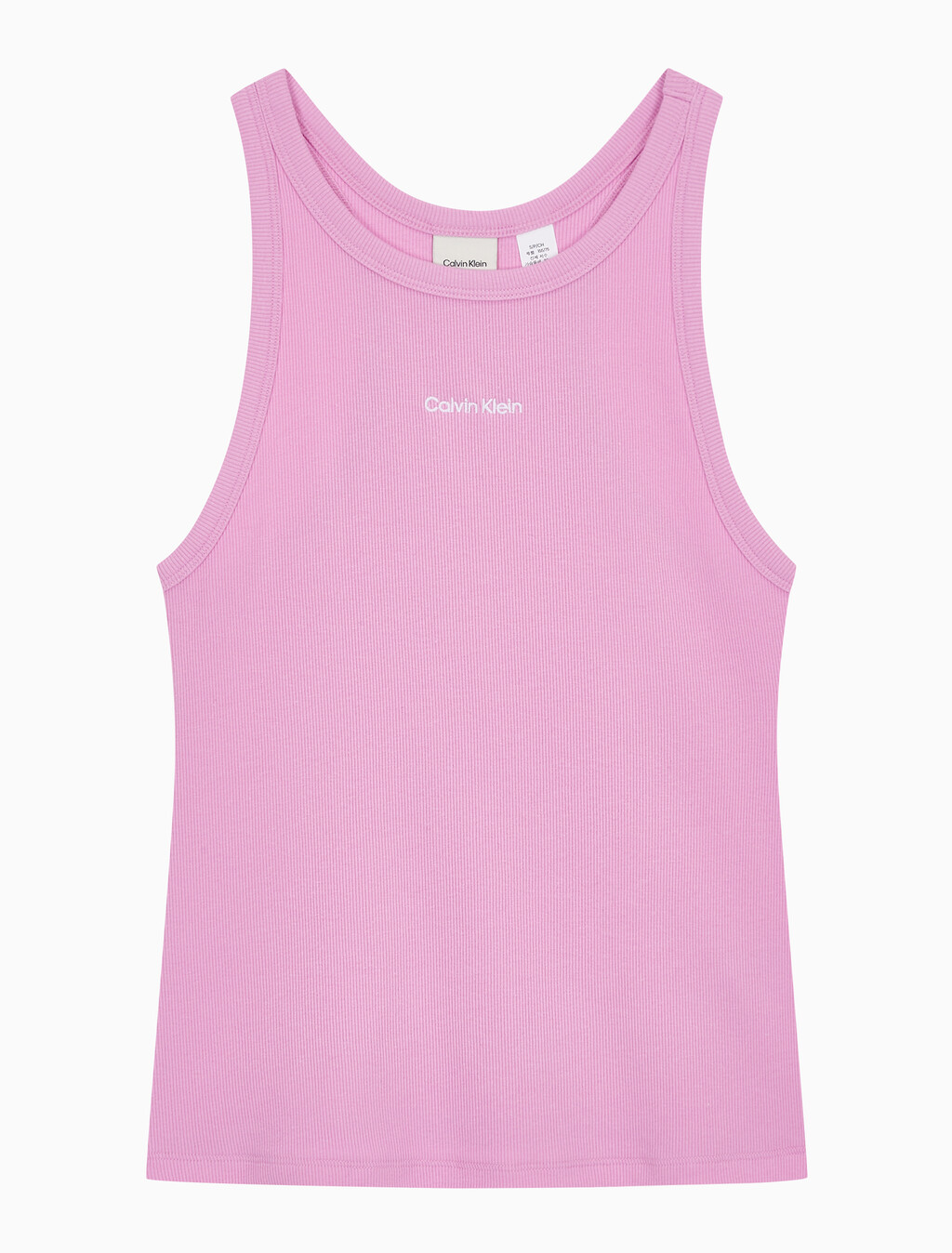 Buy 여성 모던 립 탱크 in color Pink