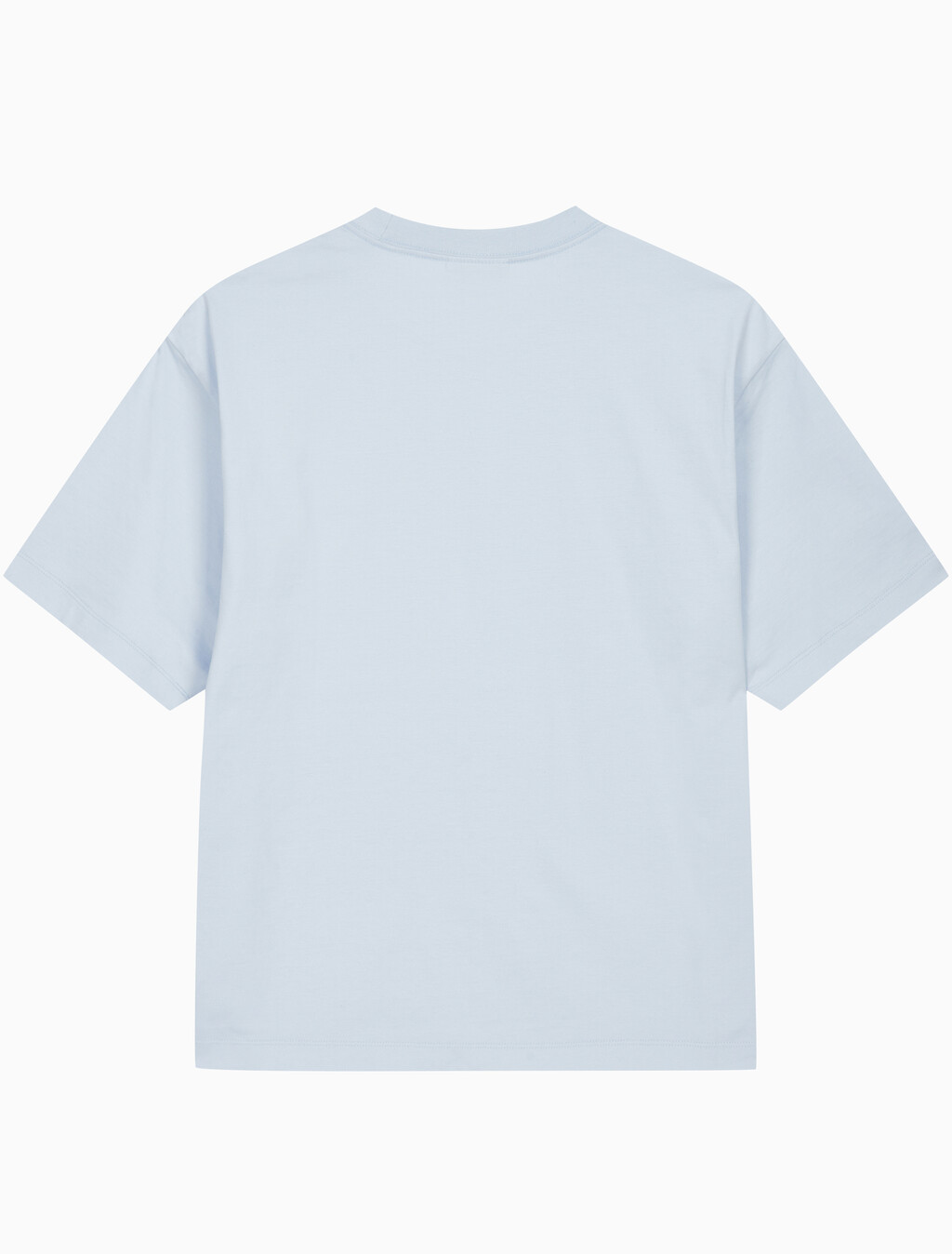 Buy 남성 릴렉스핏 CKJ 그래픽 반팔 티셔츠 in color LIGHT BLUE
