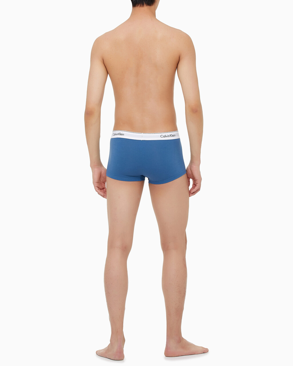 Buy 남성 모던 코튼 스트레치 3PK 트렁크 in color BLUE/GREY/BLACK