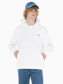 Buy 남성 롱슬리브 아카이브 플리스 후디 in color BRILLIANT WHITE