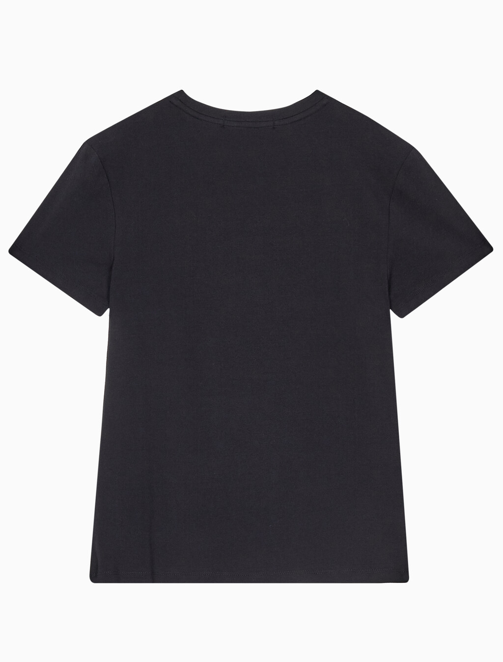 Buy 여성 슬림핏 인스티튜셔널 로고 반팔 티셔츠 in color CK BLACK