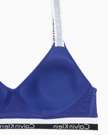 Buy 여성 모던 코튼 라이틀리 라인드 브라렛 in color SPECTRUM BLUE/SPICY ORANGE