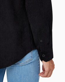 Buy 남성 레귤러핏 코듀로이 셔츠 in color CK BLACK