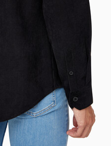 Buy 남성 레귤러핏 코듀로이 셔츠 in color CK BLACK