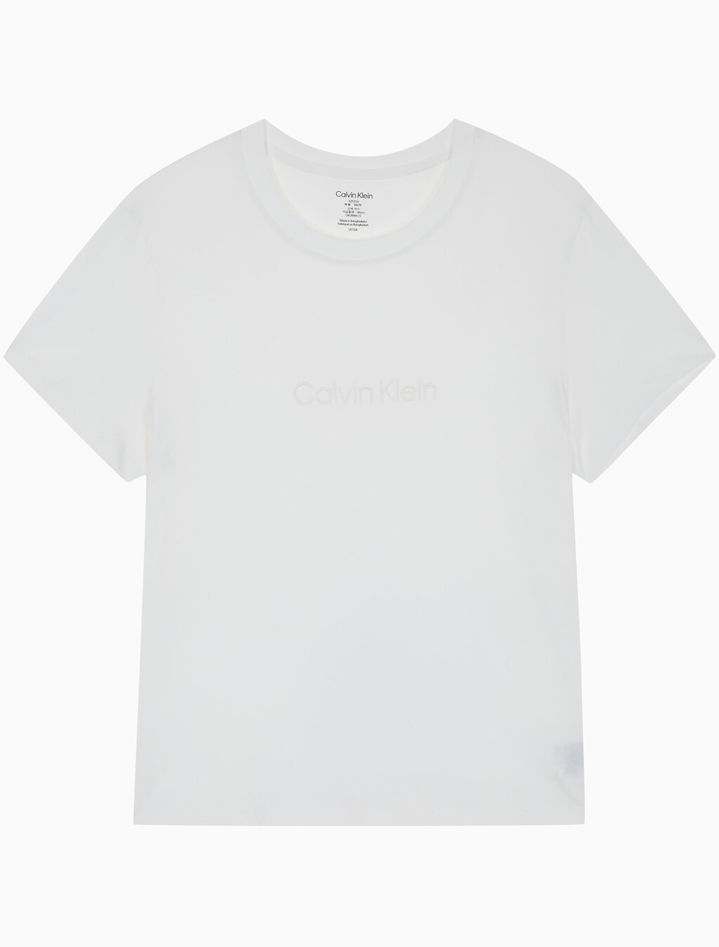 Buy 여성 100% 코튼 슬립웨어 클래식 티셔츠 in color WHITE