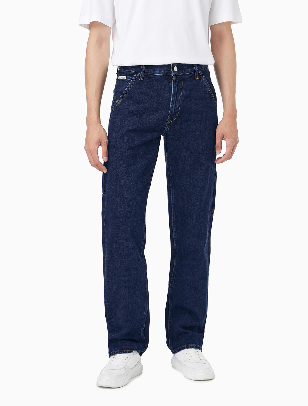 Buy 남성 릴렉스 인디고 카펜터 데님 in color denim