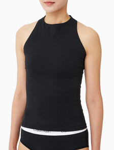 Buy 여성 아이콘 쉐입웨어 쉐이핑 탑 in color BLACK