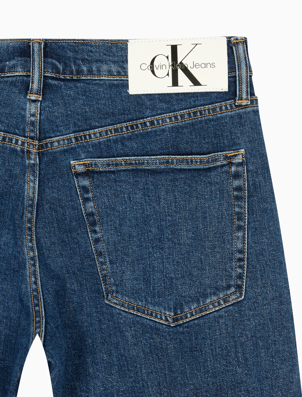 Buy 남성 레귤러 미드블루 데님 쇼츠 in color MID BLUE BACK EMBRO