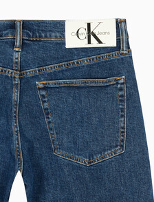 Buy 남성 레귤러 미드블루 데님 쇼츠 in color MID BLUE BACK EMBRO