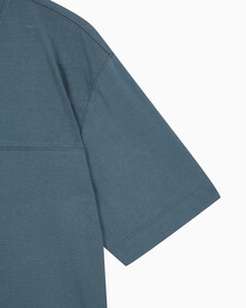 Buy 남성 릴렉스핏 저지 숏슬리브 티셔츠 in color OCEAN TEAL/ BLK