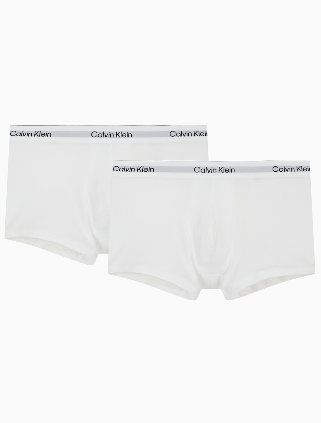 Buy 남성 아이콘 코튼 스트레치 2PK 트렁크 in color WHITE