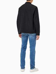 Buy 남성 집업 오버 셔츠 in color CK BLACK