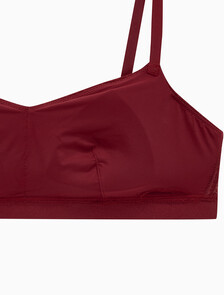 Buy 여성 스컬프트 레이스 AF 브라렛 in color Dark Red