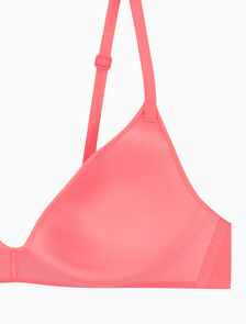 Buy 여성 퍼펙틀리 핏 AF 와이어프리 티셔츠 브라 in color CORAL