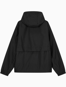 Buy 남성 AOP 나일론 윈드브레이커 자켓 in color BLACK
