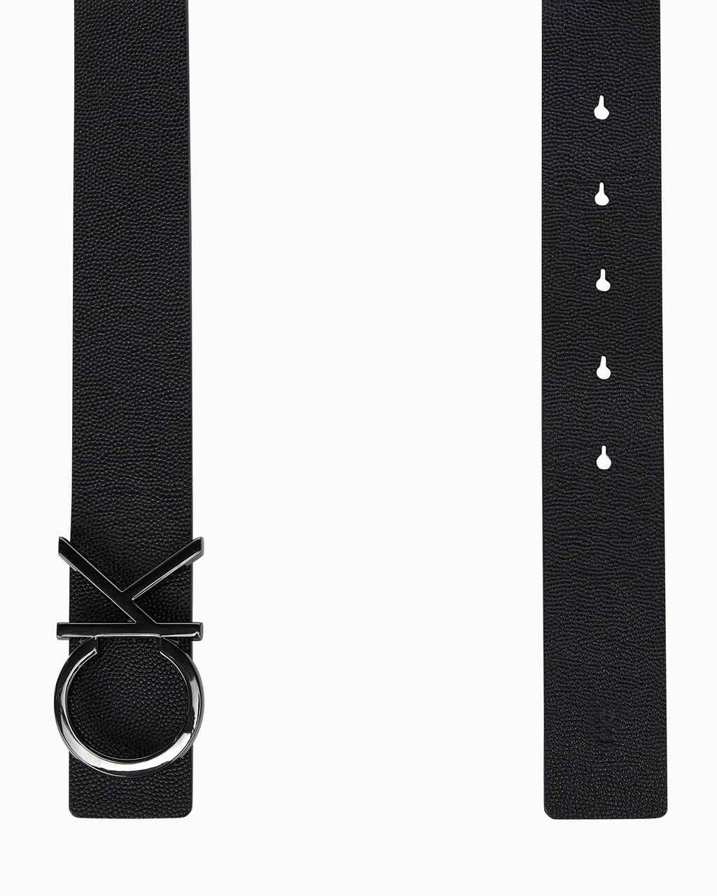 Buy 남성 프리미엄 이탈리안 소가죽 양면 벨트 in color BLACK